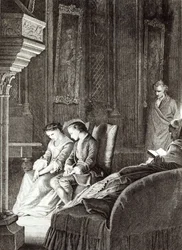 Ein Abend in Combourg, Illustration aus 